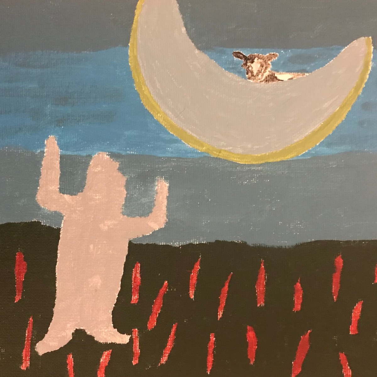 Yeti Howling at the Cow Jumping Over the Dark Side of the Moon Made out of Green&nbsp;Cheese