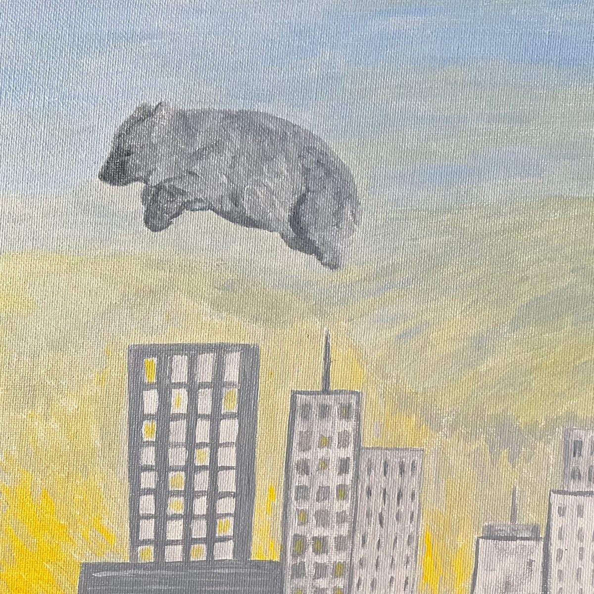 Leaping Wombat #2
